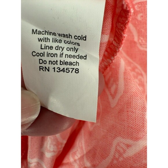 Vineyard Vines Fish Catch Of The Day Pants Mai Tai Tropical Rayon 37W" X 32L" - Picture 3 of 10